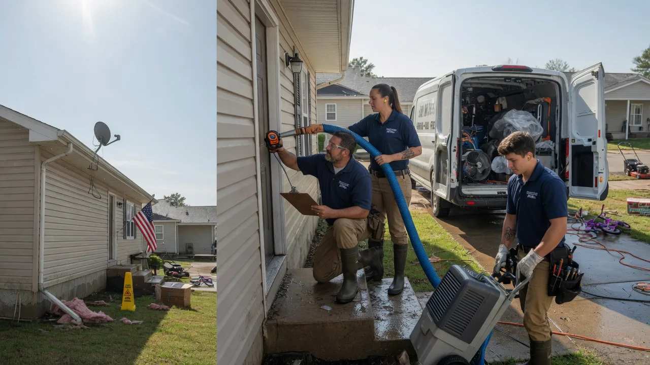 Ceiling Water Damage Restoration in Chester, OH near me